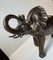 Scultura vintage a forma di elefante in bronzo, anni '80, Immagine 13