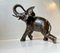 Scultura vintage a forma di elefante in bronzo, anni '80, Immagine 1