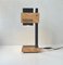 Cubist Table Lamp in Plywood and Steel by Claus Bolby for Cebo Industri, 1970s 1