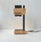 Cubist Table Lamp in Plywood and Steel by Claus Bolby for Cebo Industri, 1970s, Image 1