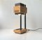 Cubist Table Lamp in Plywood and Steel by Claus Bolby for Cebo Industri, 1970s, Image 2