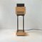 Cubist Table Lamp in Plywood and Steel by Claus Bolby for Cebo Industri, 1970s, Image 3