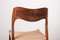 Model 71 Chairs in Rosewood and Rope by Niels. O. Møller for J. L. Møllers, Denmark, 1960s, Set of 4, Image 16