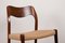 Model 71 Chairs in Rosewood and Rope by Niels. O. Møller for J. L. Møllers, Denmark, 1960s, Set of 4 15