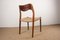 Model 71 Chairs in Rosewood and Rope by Niels. O. Møller for J. L. Møllers, Denmark, 1960s, Set of 4, Image 8