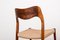 Model 71 Chairs in Rosewood and Rope by Niels. O. Møller for J. L. Møllers, Denmark, 1960s, Set of 4 18