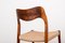 Model 71 Chairs in Rosewood and Rope by Niels. O. Møller for J. L. Møllers, Denmark, 1960s, Set of 4, Image 18
