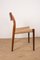Model 71 Chairs in Rosewood and Rope by Niels. O. Møller for J. L. Møllers, Denmark, 1960s, Set of 4 6