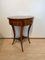 Oval Biedermeier Side Table with Drawer in Walnut Veneer, South Germany, 1820s, Image 9