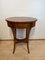 Oval Biedermeier Side Table with Drawer in Walnut Veneer, South Germany, 1820s 13