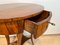 Oval Biedermeier Side Table with Drawer in Walnut Veneer, South Germany, 1820s 7