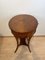 Oval Biedermeier Side Table with Drawer in Walnut Veneer, South Germany, 1820s, Image 11