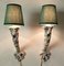 Ceramic Wall Sconces from Biagioli Gubbio, Italy, 1940s, Set of 2 2