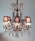 Florentine Rococo Crystal Chandelier Italy, 1950s 11