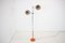 Mid-Century Orange Floor Lamp attributed to Josef Hurka for Napako,1960s, Image 3