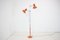 Mid-Century Orange Floor Lamp attributed to Josef Hurka for Napako,1960s, Image 9