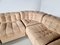 Cream Leather Patchwork DS-11 Sectional Sofa from de Sede, 1970s, Set of 7 6