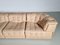 Cream Leather Patchwork DS-11 Sectional Sofa from de Sede, 1970s, Set of 7, Image 5