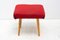 Mid-Century Upholstered Stool, Czechoslovakia, 1960s, Image 13