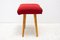 Mid-Century Upholstered Stool, Czechoslovakia, 1960s, Image 9