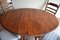 Antique Oak Dining Table and Chairs, Set of 5 7