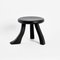 Foot Stool in Black by Theresa Marx, Image 4