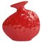 Flache Vase in Rot von Theresa Marx 1