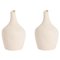 Mini Sailor Vases in Oat by Theresa Marx, Set of 2 1