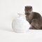 Flat Vase in Shiny White by Theresa Marx 9