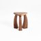 Arc De Stool 37 in Natural Walnut by Theresa Marx 2