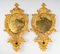 Specchi da parete piccoli in bronzo dorato, XIX secolo, set di 2, Immagine 3