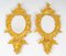 Small 19th Century Gilded Bronze Wall Mirrors, Set of 2 2