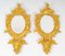 Small 19th Century Gilded Bronze Wall Mirrors, Set of 2, Image 2