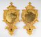 Small 19th Century Gilded Bronze Wall Mirrors, Set of 2, Image 7