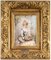 Laure Lévy, Portrait, Late 19th Century, Painting on Porcelain Panel, Framed 4