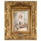 Laure Lévy, Portrait, Late 19th Century, Painting on Porcelain Panel, Framed 1