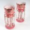 19th Century Pink and White Opaline Pineapple-Holder, Set of 2 6