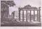 After G. Engelmann, Roman Temples and Ruins, Original Etching, Late 20th Century 1