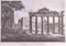 After G. Engelmann, Roman Temples and Ruins, Original Etching, Late 20th Century, Image 1