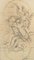 Gabriel Ferrier, The Nude and Full Moon, Carbone originale su carta, XIX secolo, Immagine 1