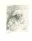 Nach Rembrandt, Kranke Frau mit großem weißen Kopfschmuck, Radierung, 19. Jh 1