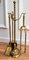 Italian Brass Fireplace Tool Set with Stand, 1980s, Set of 4, Image 3