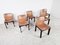 Vintage Leather Dining Chairs, 1960s, Set of 6 6