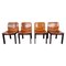 Vintage Esszimmerstühle aus Leder, 1960er, 2er Set 1