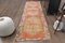 Vintage Turkish Orange Oushak Runner, 1940s 1