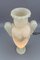 Lámpara de mesa estilo neoclásico en forma de ánfora de alabastro, años 30, Imagen 11
