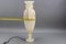 Neoclassical Style Alabaster Amphora-Shaped Table Lamp, 1930s, Image 17