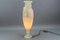 Neoklassizistische Tischlampe aus Alabaster in Amphorenform, 1930er 5
