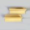 Modern Italian Yellowed Plastic Wall Shelves attributed to Marcello Siard for Kartell 1970s, Set of 3 5