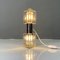 Italian Modern Crystal and Chromed Metal Table Lamp attributed to Fidenza Vetraria, 1970s 7